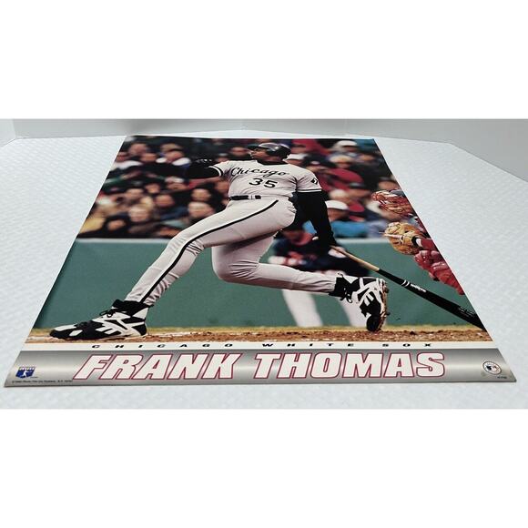 RARE FRANK THOMAS WHITE SOX 1995 MLB POSTER 20x16 Baseball - Picture 11 of 16